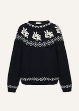Load image into Gallery viewer, AW25 KNITWEAR 18 SWEATER NAVY
