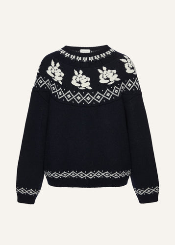 AW25 KNITWEAR 18 SWEATER NAVY