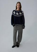 Load image into Gallery viewer, AW25 KNITWEAR 18 SWEATER NAVY
