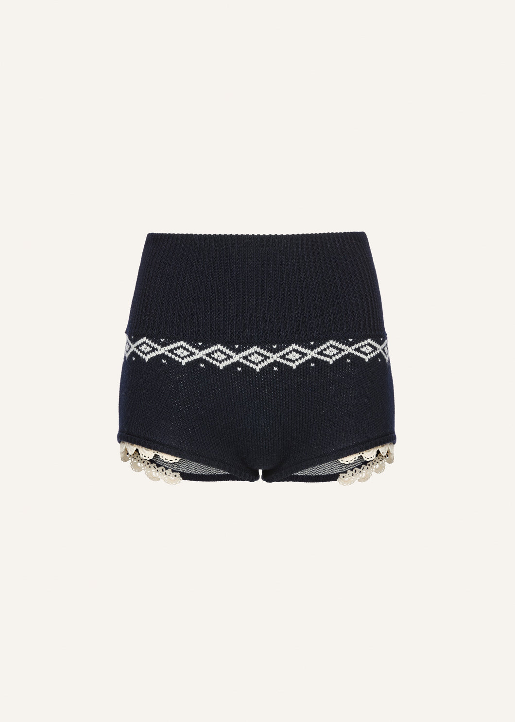 AW25 KNITWEAR 19 SHORTS NAVY