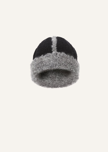 AW25 KNITWEAR 20 HAT BLACK