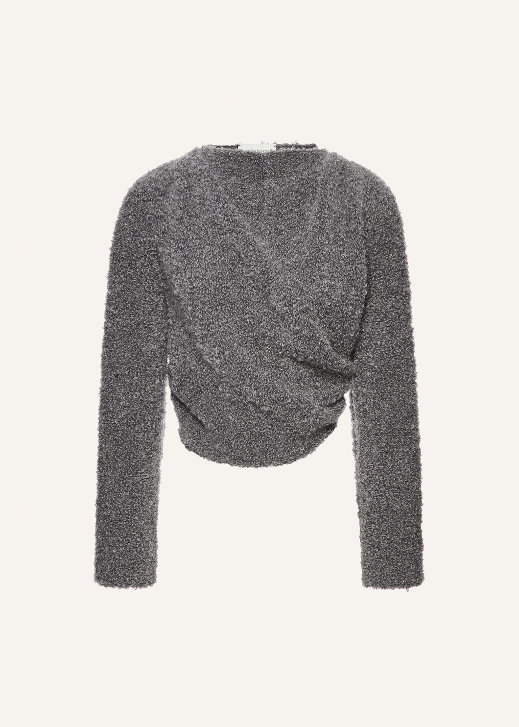 AW25 KNITWEAR 23 SWEATER GREY