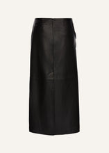 Load image into Gallery viewer, AW25 LEATHER 03 SKIRT BLACK
