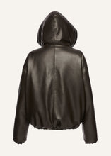 Load image into Gallery viewer, AW25 LEATHER 08 HOODIE BLACK
