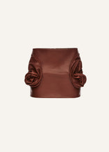 Load image into Gallery viewer, AW25 LEATHER 16 SKIRT BORDEAUX
