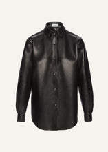 Load image into Gallery viewer, AW25 LEATHER 19 SHIRT BLACK
