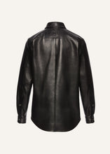 Load image into Gallery viewer, AW25 LEATHER 19 SHIRT BLACK
