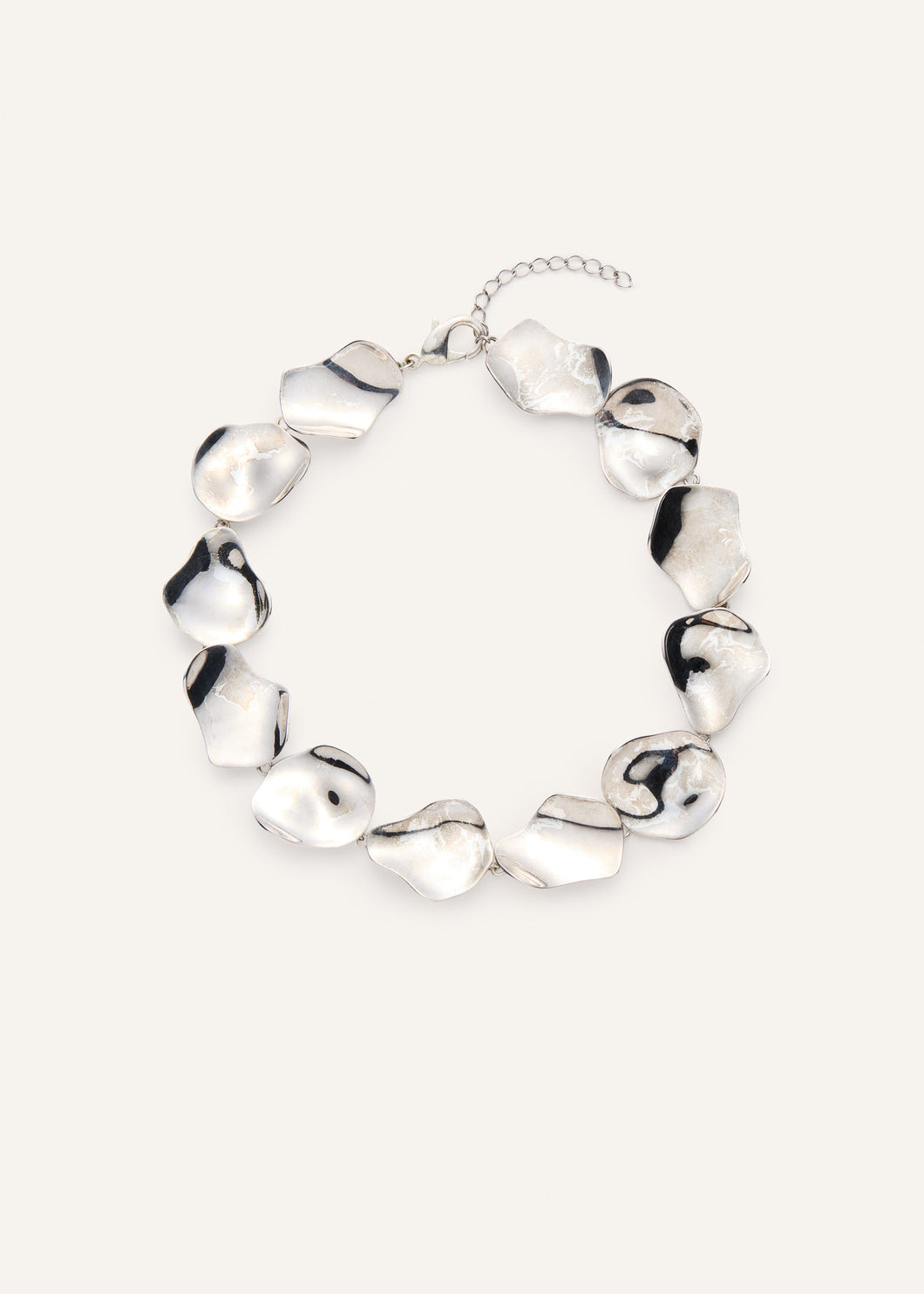 AW25 NECKLACE 03 RHODIUM
