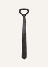 Load image into Gallery viewer, Leather tie in black
