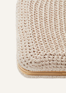 LELIA CLUTCH CREAM CROCHET