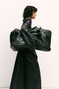 Travel Brigitte bag in black leather