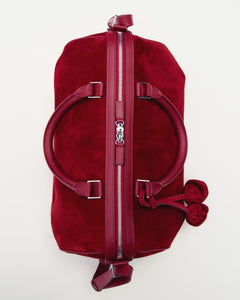 Varsovia bag in red suede