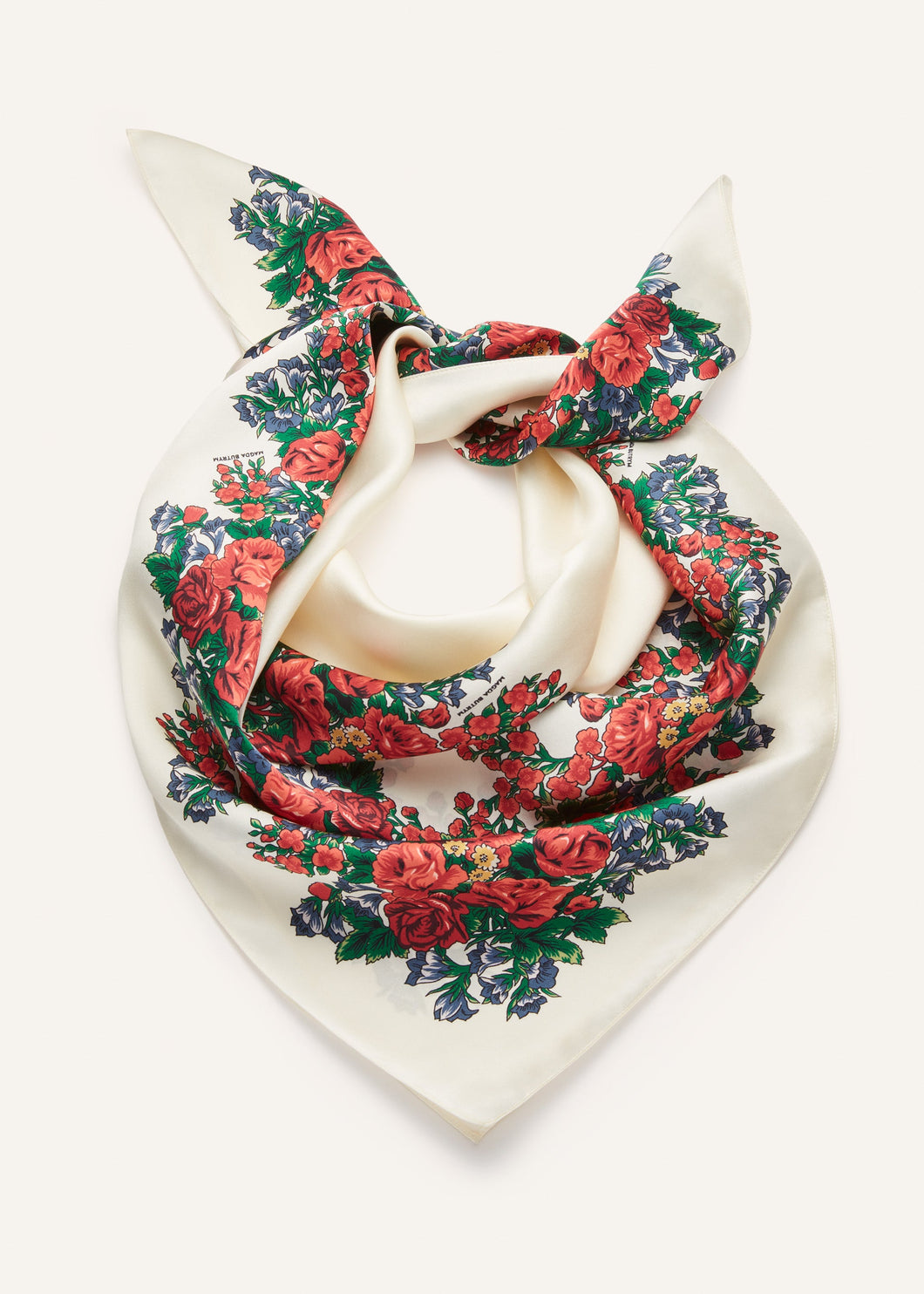 MTH23 SCARF 01 RED PRINT