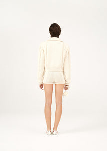 PF23 KNITWEAR 01 CARDIGAN CREAM