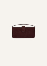 Load image into Gallery viewer, PF24 APOLONIA BAG BURGUNDY SUEDE
