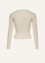 Load image into Gallery viewer, PF24 KNITWEAR 08 CARDIGAN CREAM
