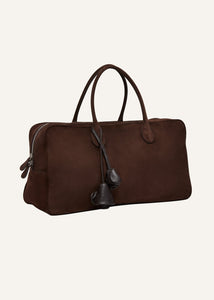 PF24 LARGE BRIGITTE BAG BROWN SUEDE