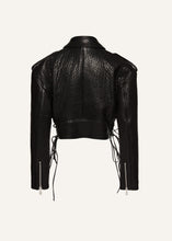 Load image into Gallery viewer, PF24 LEATHER 05 JACKET BLACK
