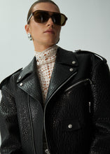 Load image into Gallery viewer, PF24 LEATHER 05 JACKET BLACK
