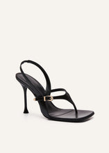 Load image into Gallery viewer, PF24 SANDALS LEATHER BLACK
