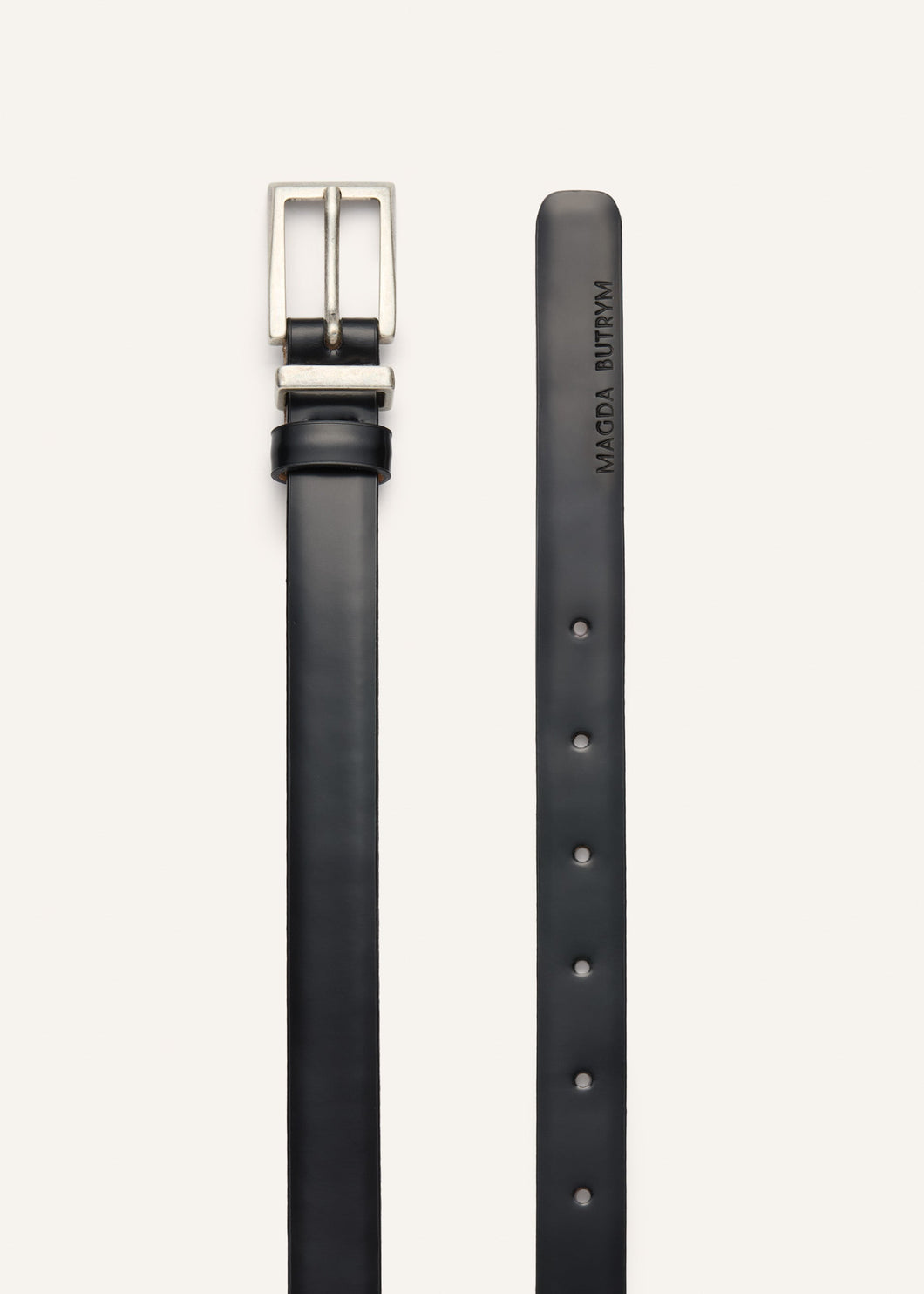 PF25 BELT 02 BLACK SILVER