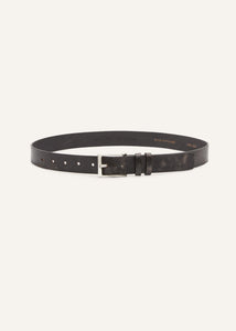 PF25 BELT 03 BURGUNDY SILVER