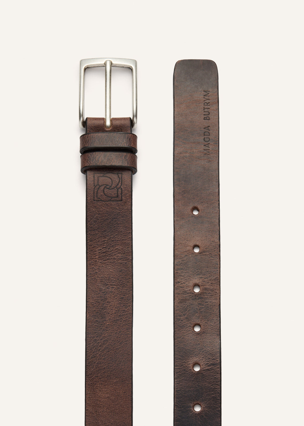 PF25 BELT 05 BURGUNDY SILVER