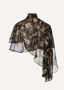 PF25 BLOUSE 04 BLACK PRINT