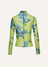 Load image into Gallery viewer, PF25 BLOUSE 15 GREEN PRINT
