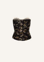 Load image into Gallery viewer, PF25 CORSET 02 BLACK PRINT
