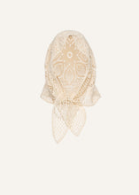 Load image into Gallery viewer, PF25 CROCHET 05 SCARF CREAM
