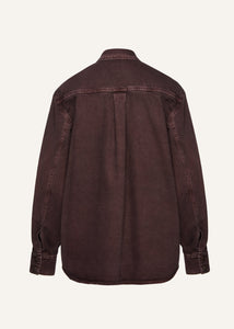 PF25 DENIM 01 SHIRT BROWN