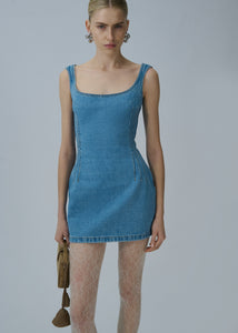 PF25 DENIM 05 DRESS LIGHT BLUE
