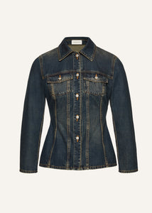 PF25 DENIM 08 JACKET VNTG BLUE