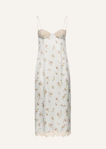 PF25 DRESS 14 CREAM PRINT