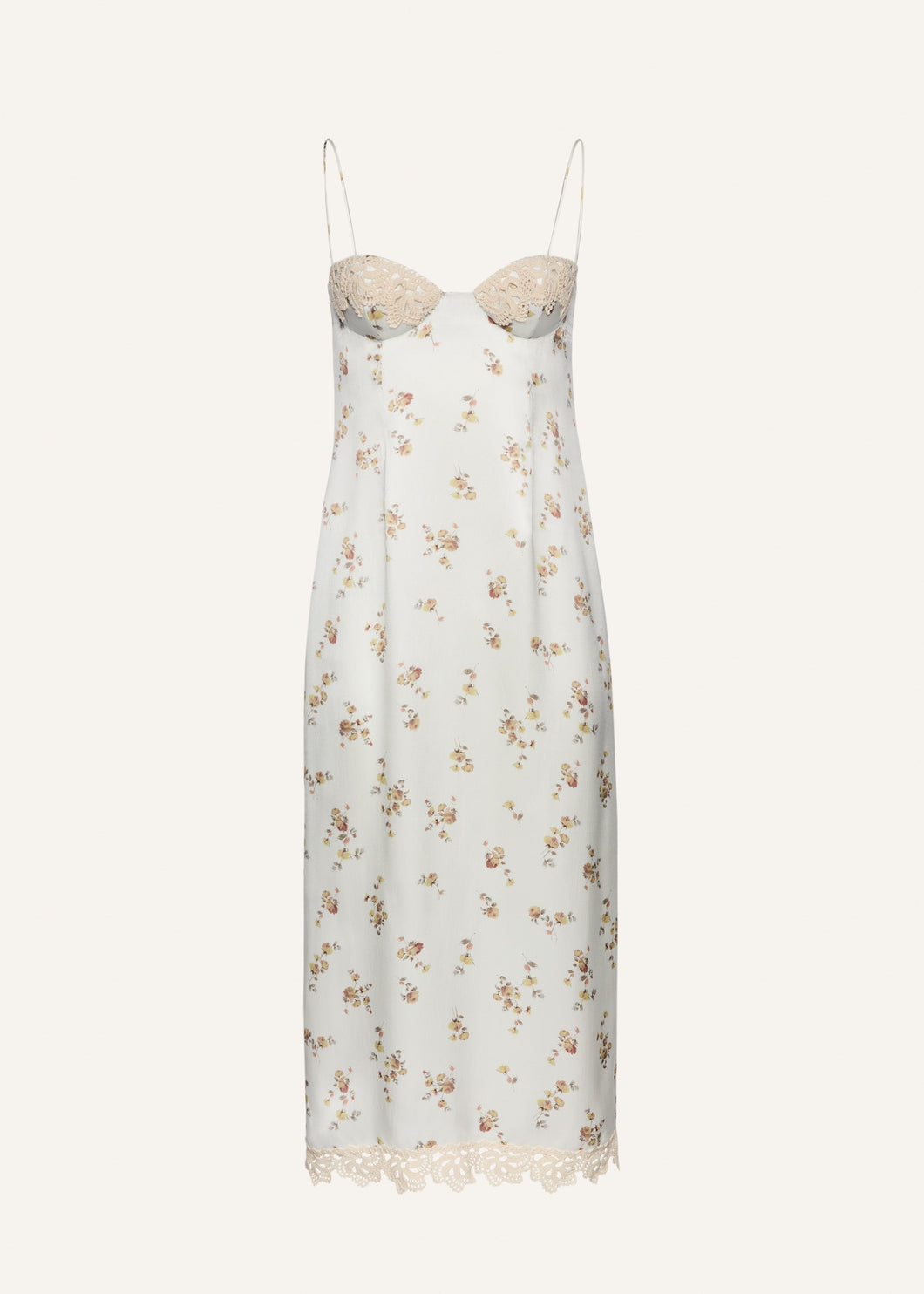 PF25 DRESS 14 CREAM PRINT