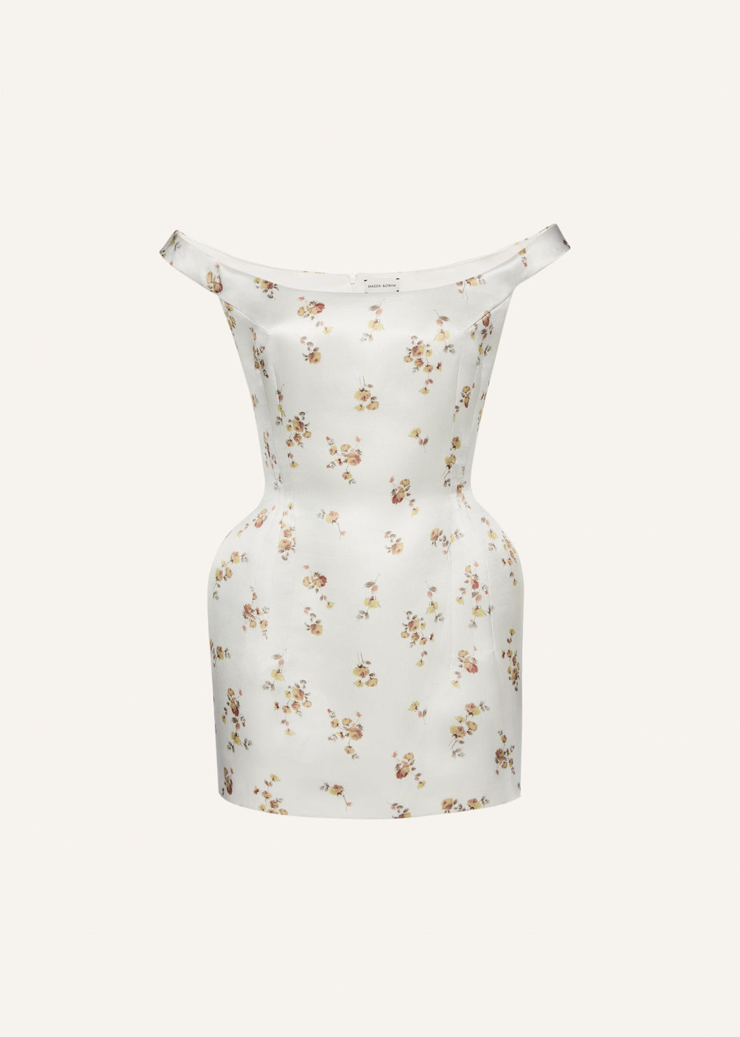 PF25 DRESS 16 CREAM PRINT