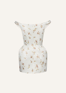 PF25 DRESS 16 CREAM PRINT