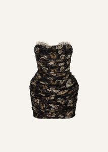 PF25 DRESS 27 BLACK PRINT