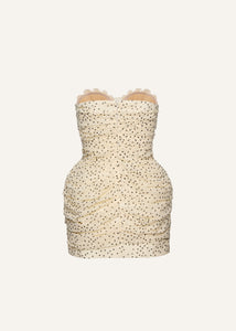 PF25 DRESS 27 CREAM DOTS