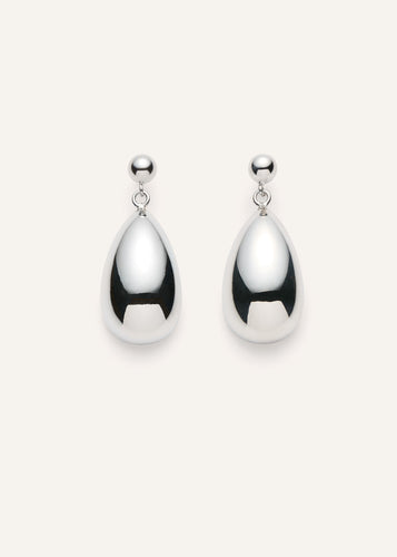 PF25 EARRINGS 17 RHODIUM