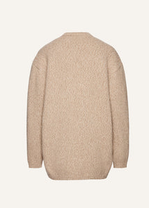 PF25 KNITWEAR 09 CARDIGAN BEIGE