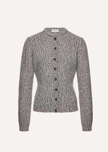 PF25 KNITWEAR 10 CARDIGAN GREY