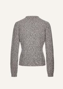 PF25 KNITWEAR 10 CARDIGAN GREY