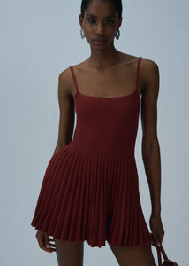 PF25 KNITWEAR 11 DRESS ORANGE