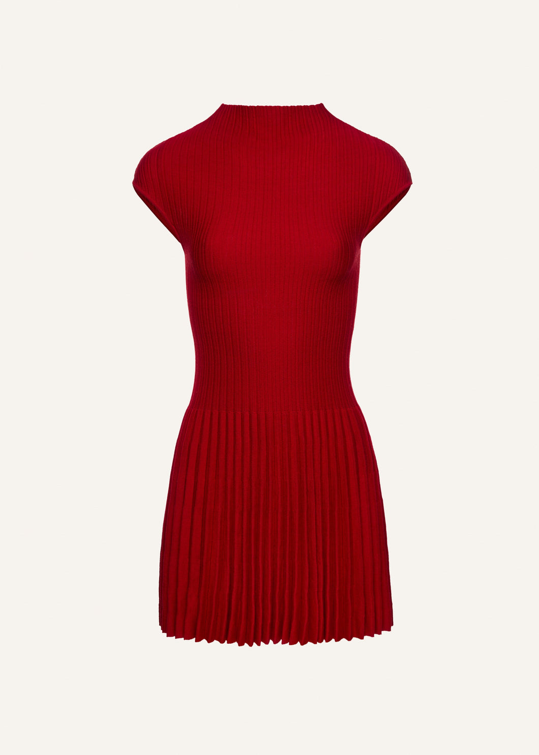 PF25 KNITWEAR 12 DRESS RED