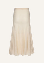 Load image into Gallery viewer, PF25 KNITWEAR 16 SKIRT CREAM
