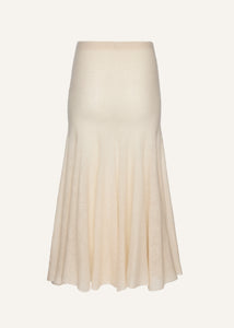 PF25 KNITWEAR 16 SKIRT CREAM