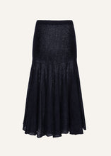 Load image into Gallery viewer, PF25 KNITWEAR 16 SKIRT NAVY

