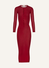 Load image into Gallery viewer, PF25 KNITWEAR 17 DRESS BORDEAUX
